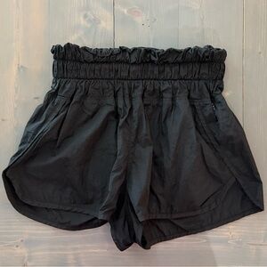 FP Movement by Free People Black High Waist Shorts Size L